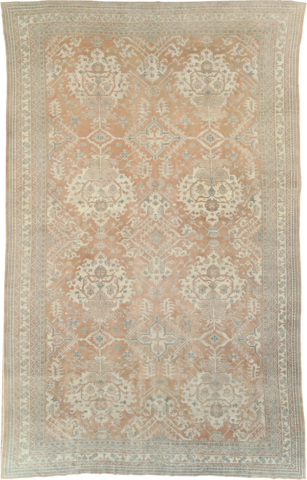 Antique Oushak Carpet, No.29438 - Gss