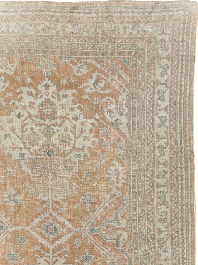 Antique Oushak Carpet, No.29438 - Gss