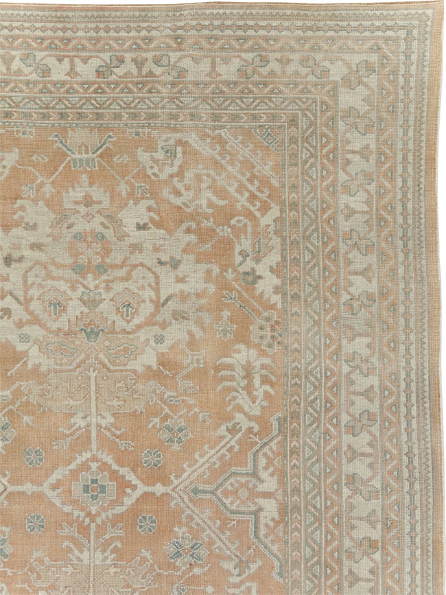 Antique Oushak Carpet, No.29438 - Gss