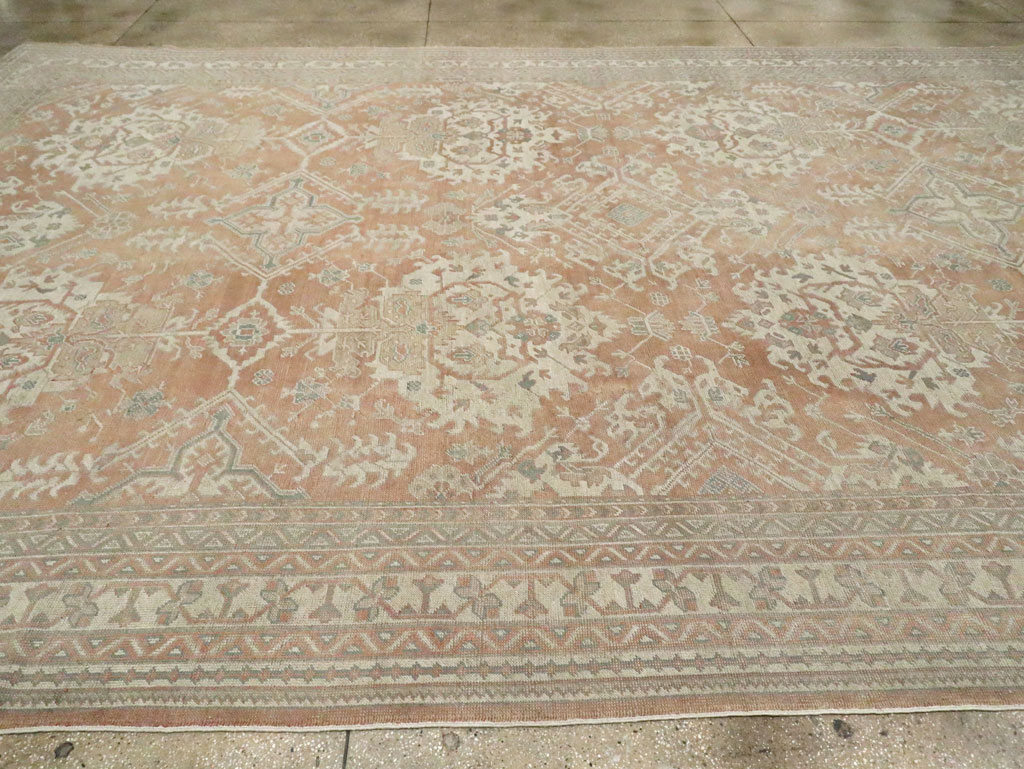 Antique Oushak Carpet, No.29438 - Gss