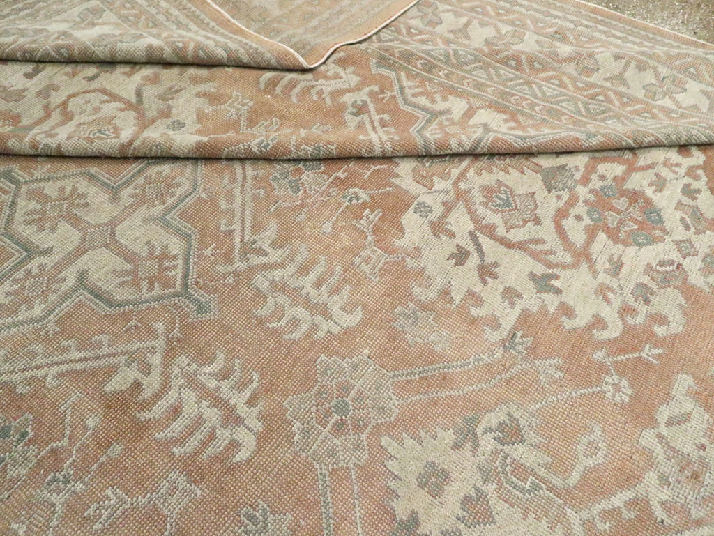 Antique Oushak Carpet, No.29438 - Gss