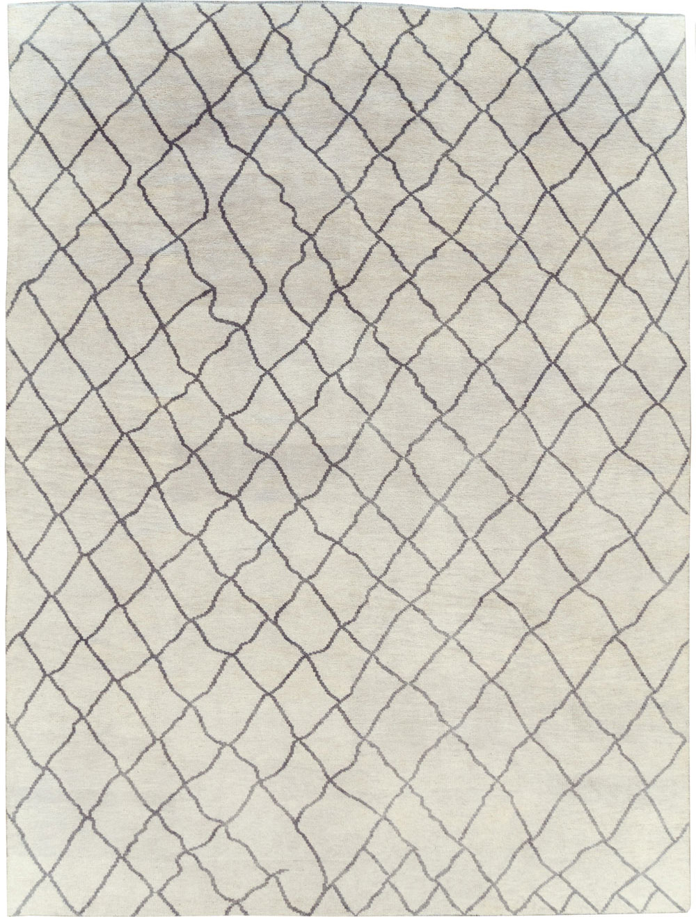 Modern Room Size Moroccan Carpet, No.29439 - Gss
