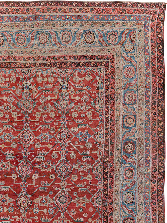 Antique Persian Bakshaish Large Carpet, No.29445 - Gss