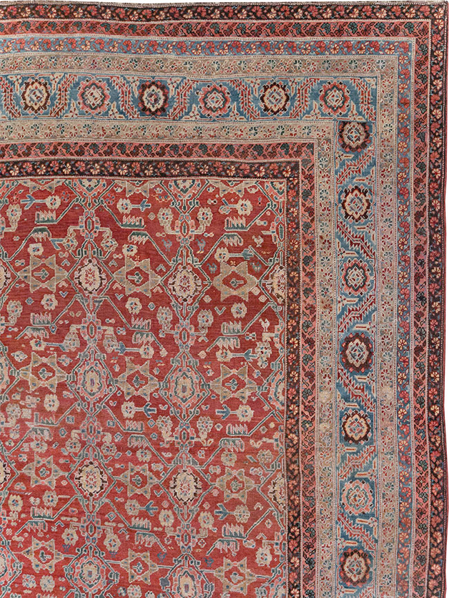 Antique Persian Bakshaish Large Carpet, No.29445 - Gss