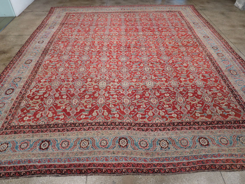 Antique Persian Bakshaish Large Carpet, No.29445 - Gss