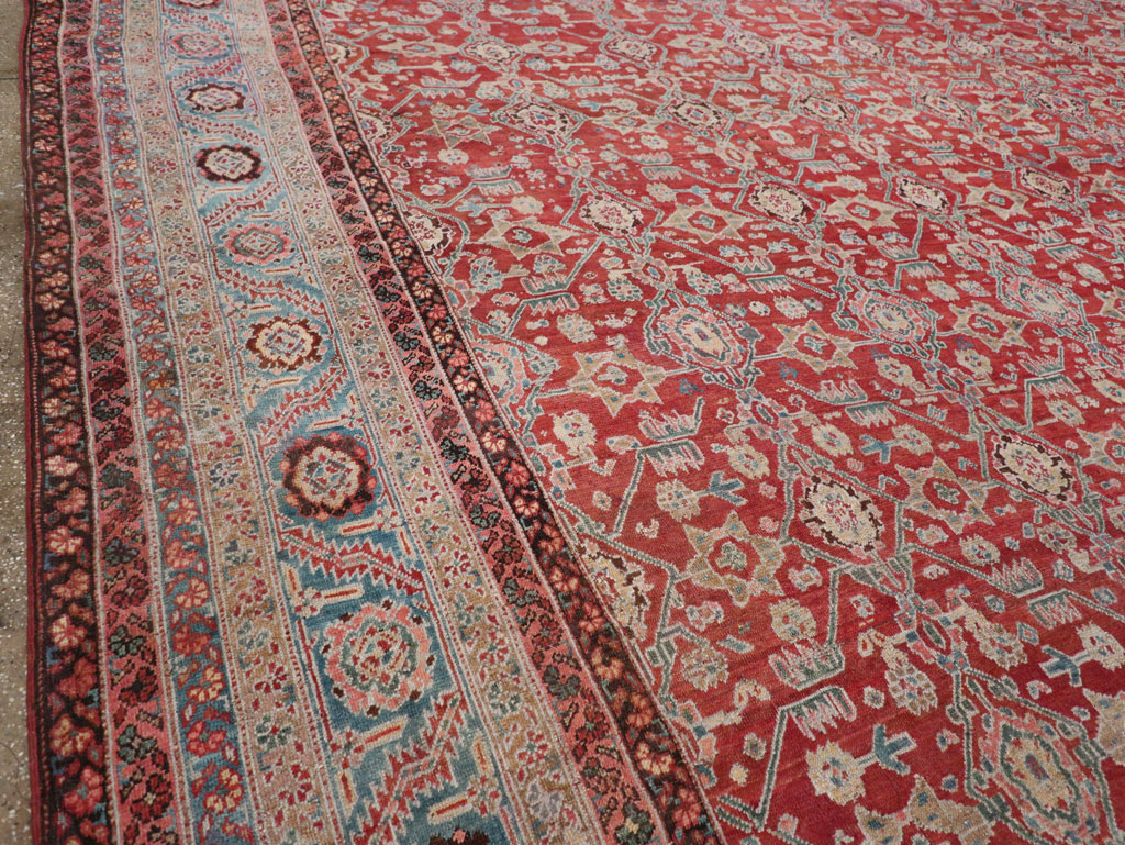 Antique Persian Bakshaish Large Carpet, No.29445 - Gss