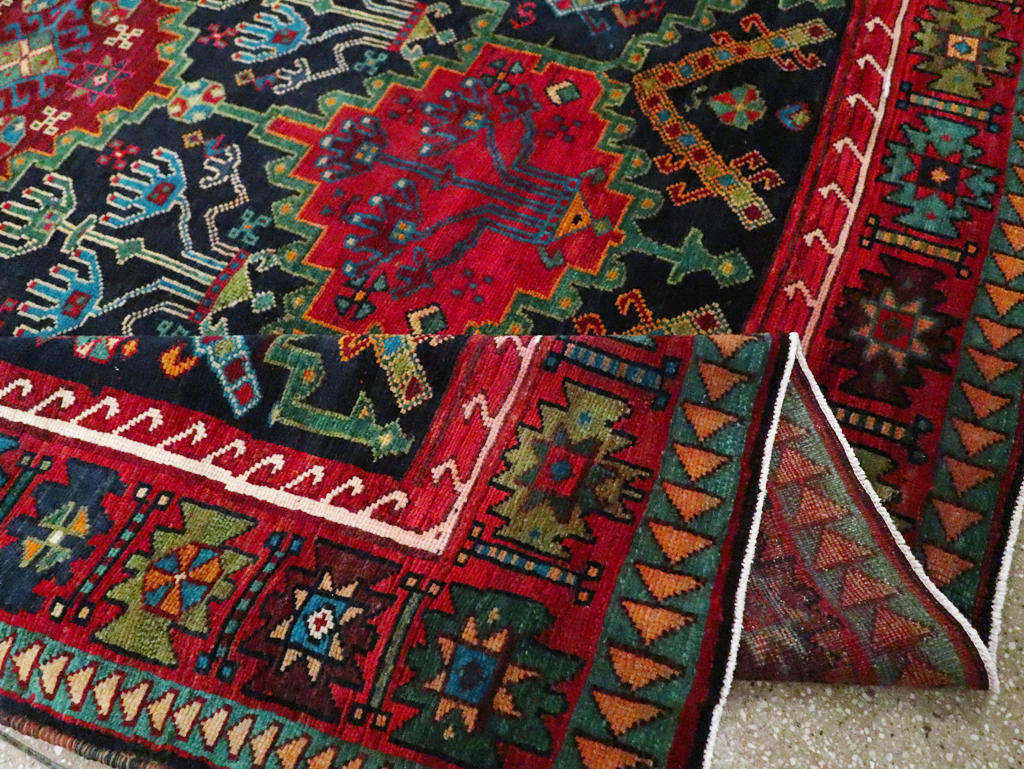 Vintage Persian Ardabil Small Room Size Carpet, No.29446 - Gss