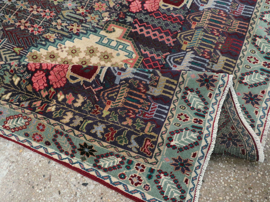 Vintage Persian Kurd Accent Rug, No.29457 - Gss