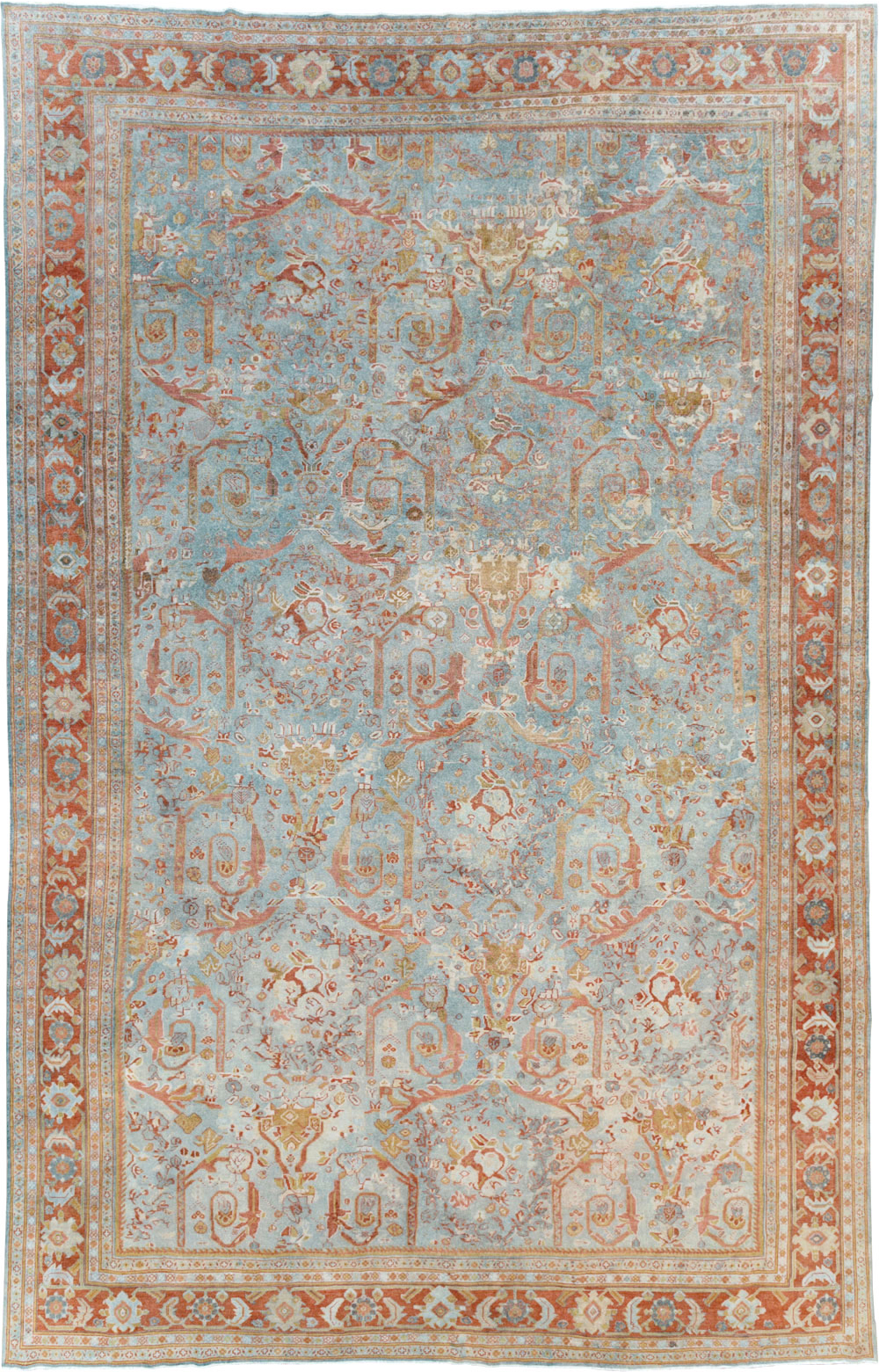 Anitque Persian Mahal Carpet, No.29460 - Gss