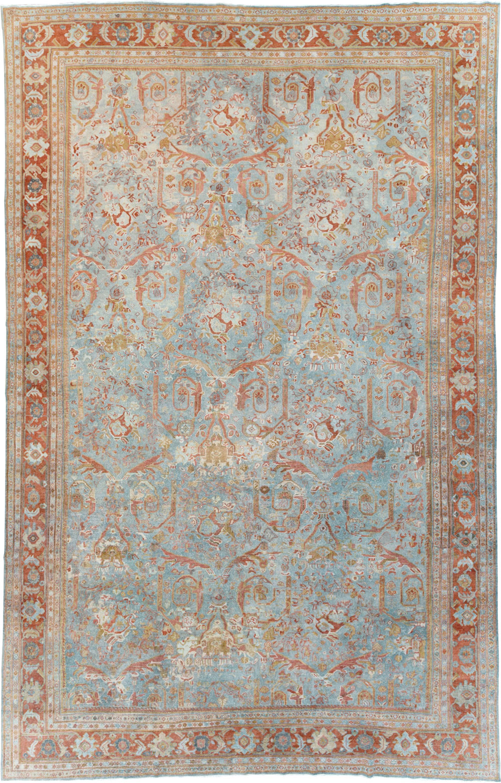 Anitque Persian Mahal Carpet, No.29460 - Gss