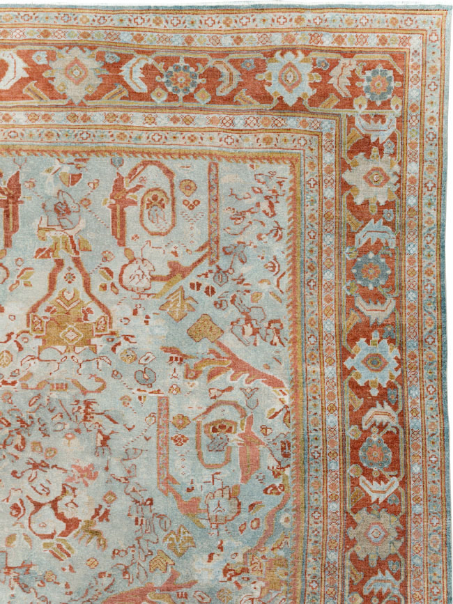 Anitque Persian Mahal Carpet, No.29460 - Gss