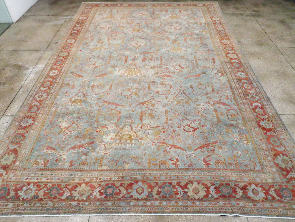 Anitque Persian Mahal Carpet, No.29460 - Gss