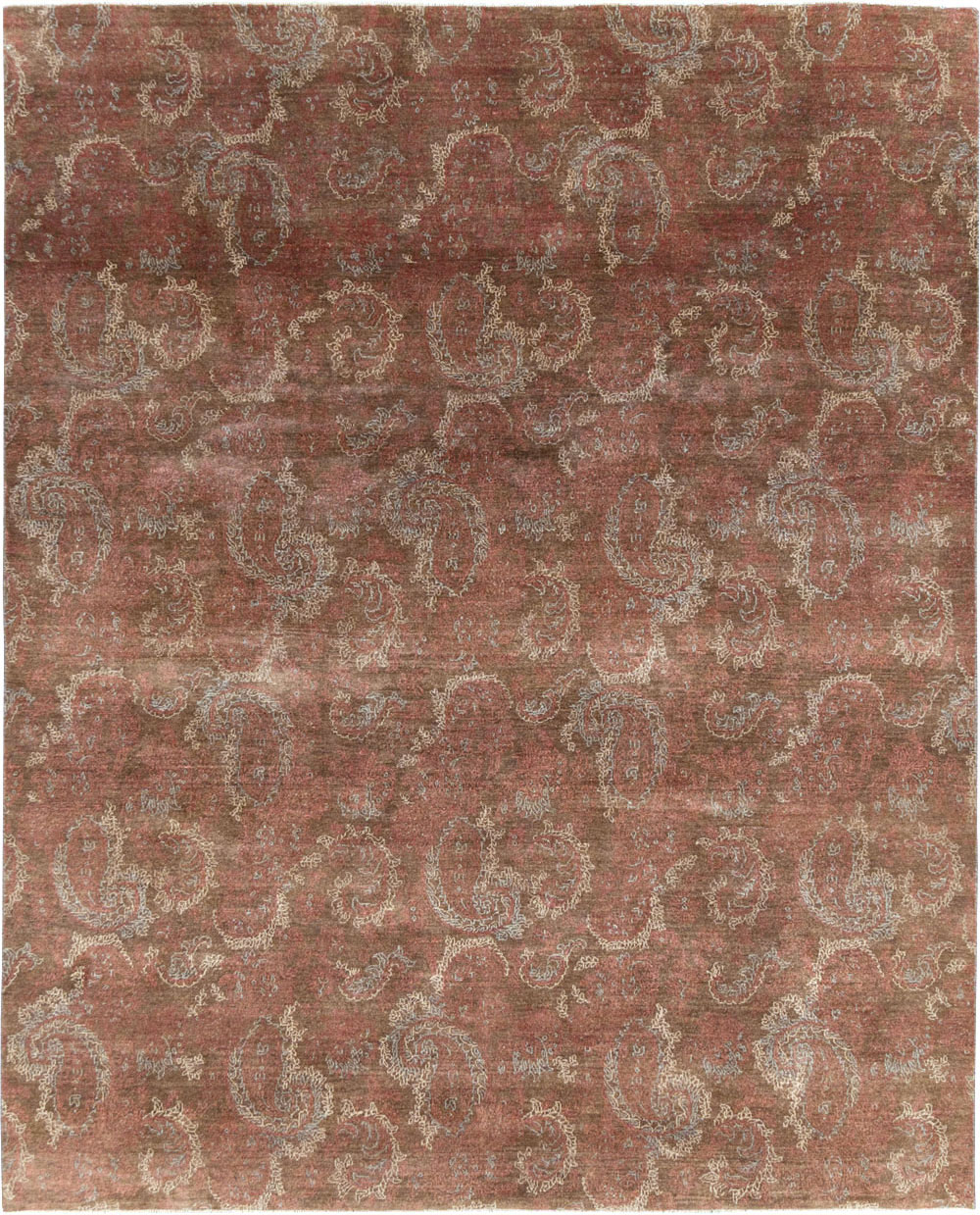 Vintage Persian Mashad Carpet, No.29464 - Gss