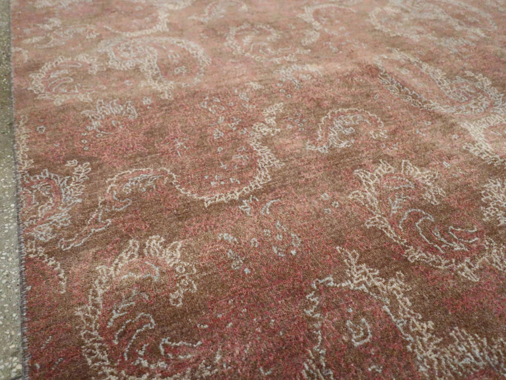 Vintage Persian Mashad Carpet, No.29464 - Gss