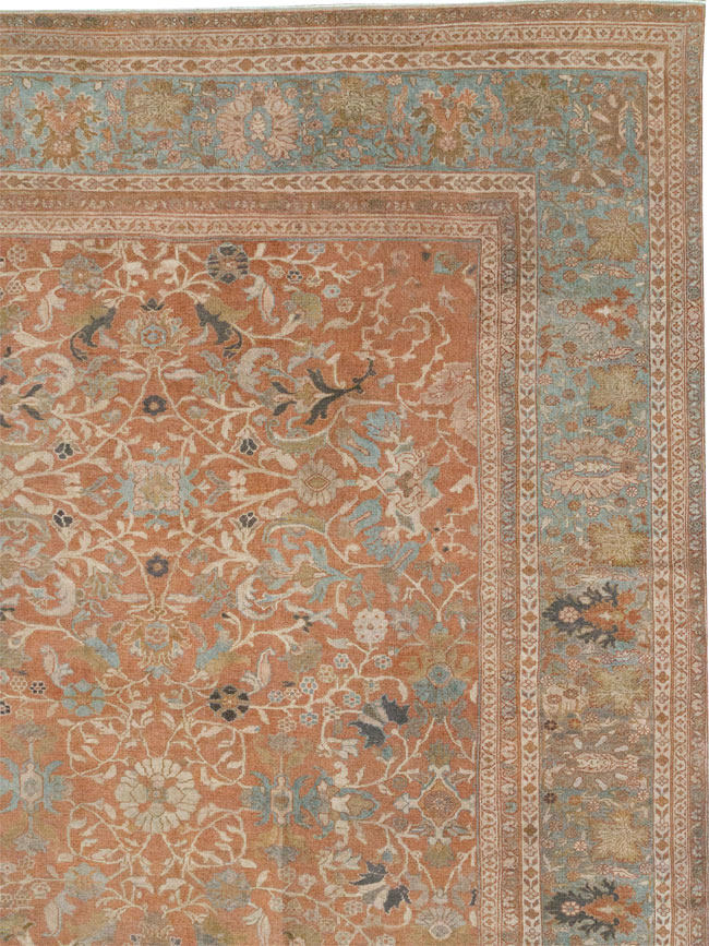 Antique Persian Mahal Oversize Carpet, No.29468 - Gss