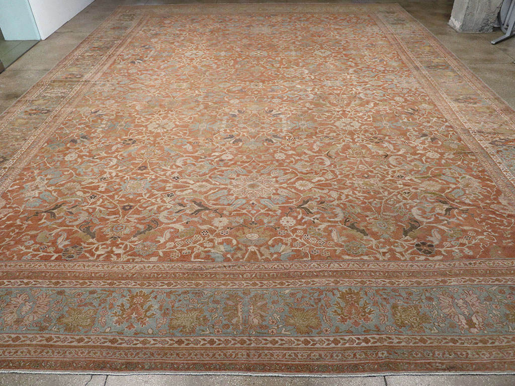 Antique Persian Mahal Oversize Carpet, No.29468 - Gss