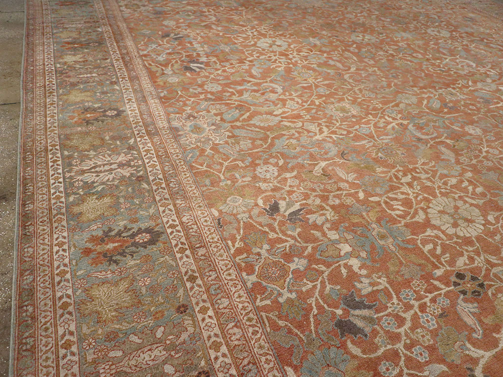 Antique Persian Mahal Oversize Carpet, No.29468 - Gss