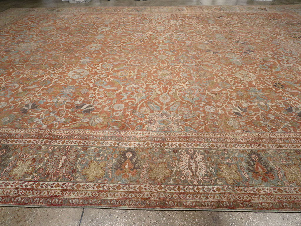 Antique Persian Mahal Oversize Carpet, No.29468 - Gss
