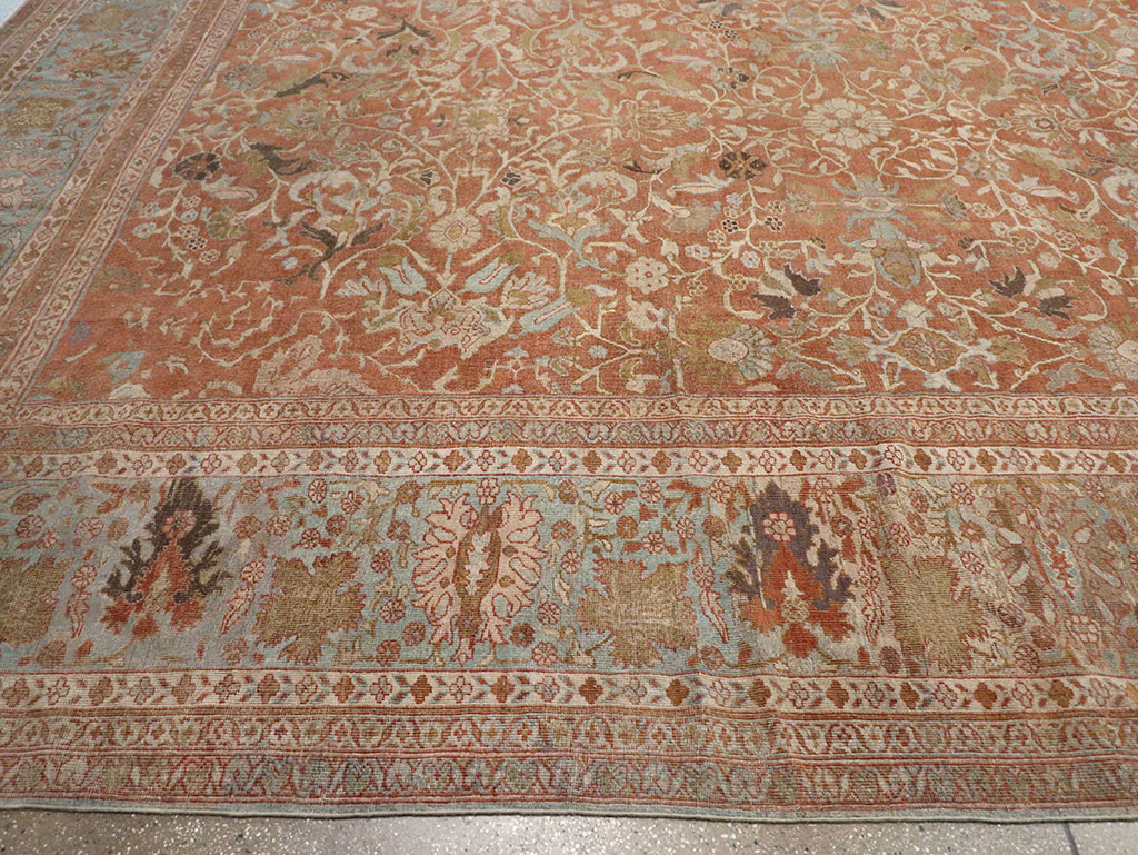 Antique Persian Mahal Oversize Carpet, No.29468 - Gss