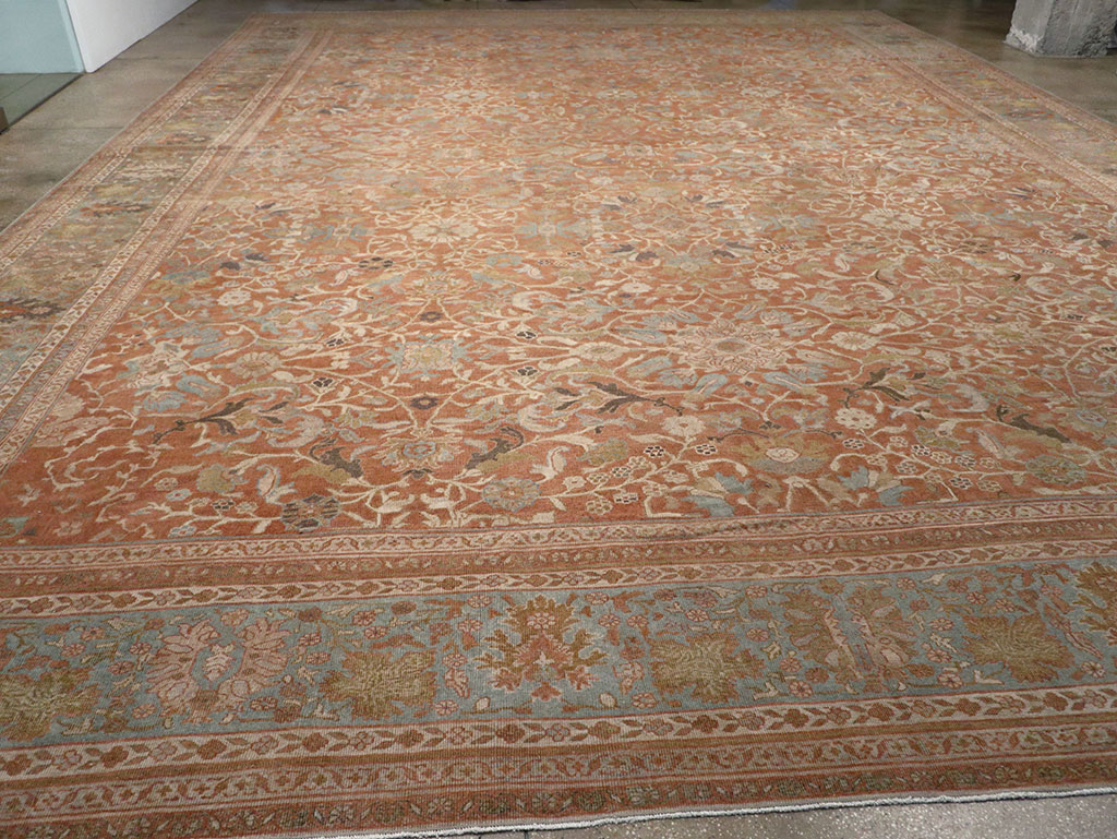 Antique Persian Mahal Oversize Carpet, No.29468 - Gss