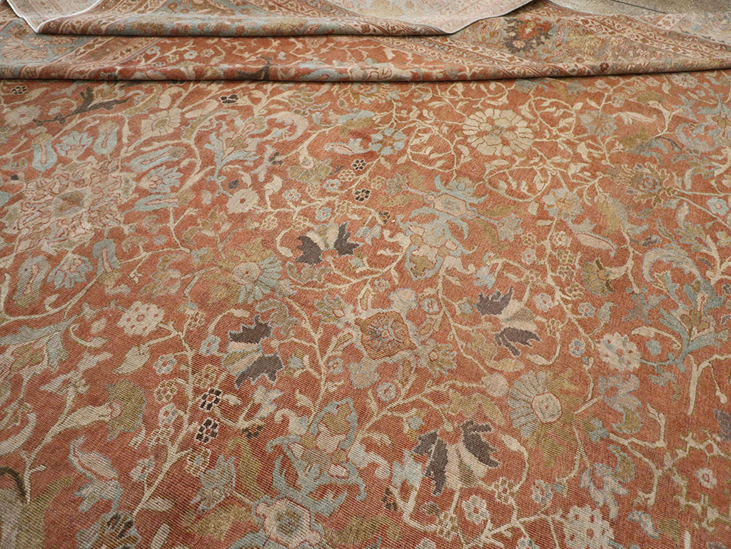 Antique Persian Mahal Oversize Carpet, No.29468 - Gss