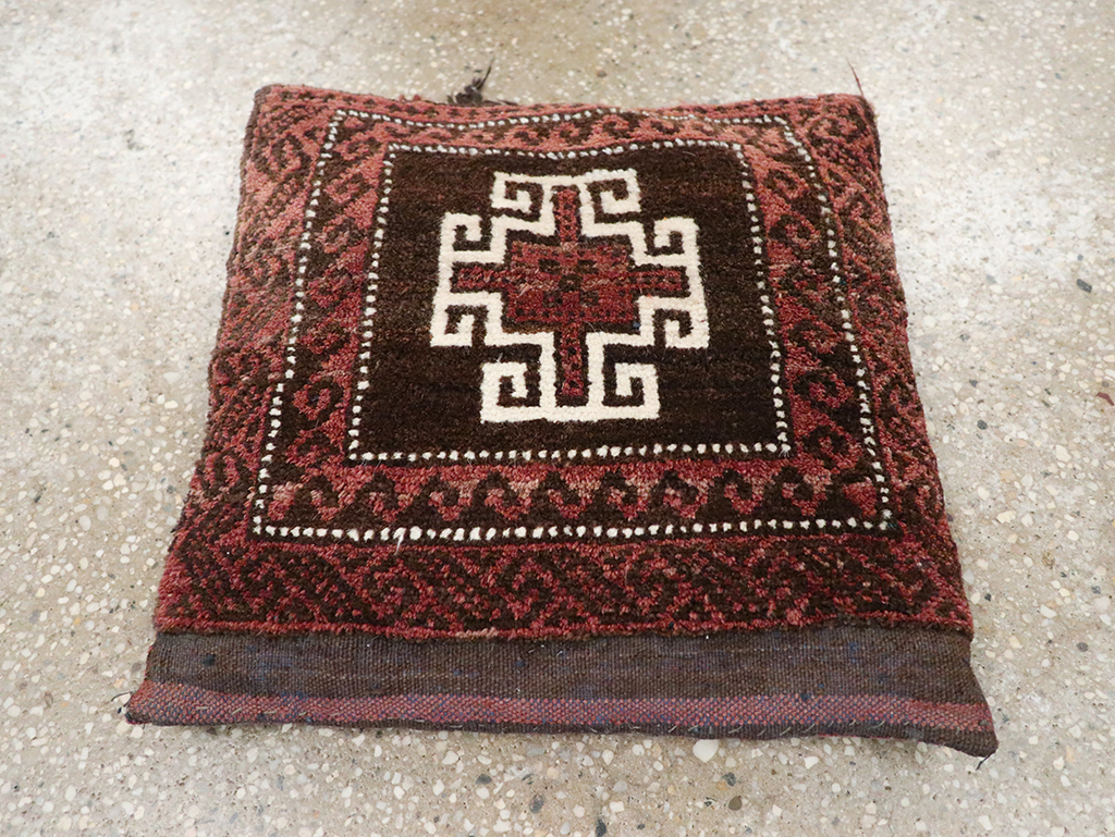 Vintage Persian Baluch Pillow, No.29474 - Gss