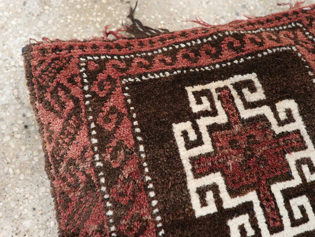 Vintage Persian Baluch Pillow, No.29474 - Gss