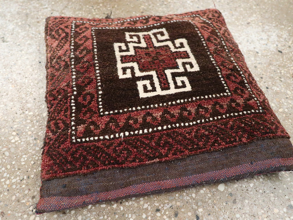 Vintage Persian Baluch Pillow, No.29474 - Gss