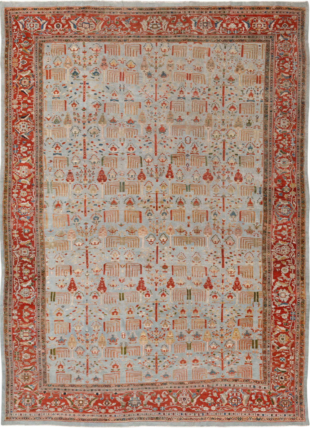 Antique Persian Sultanabad Oversize Carpet, No.29481 - Gss