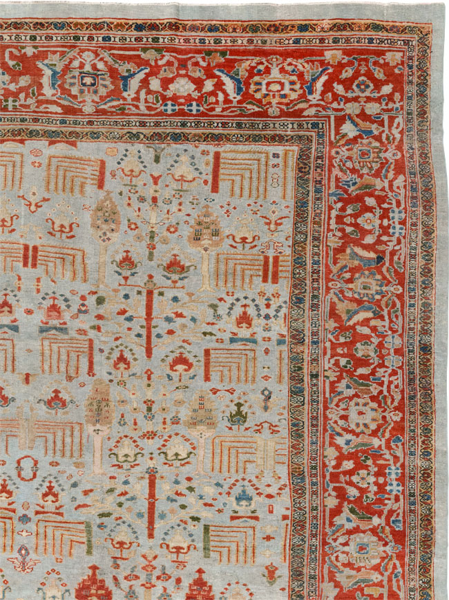 Antique Persian Sultanabad Oversize Carpet, No.29481 - Gss