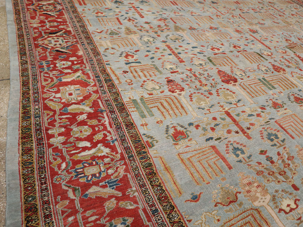 Antique Persian Sultanabad Oversize Carpet, No.29481 - Gss