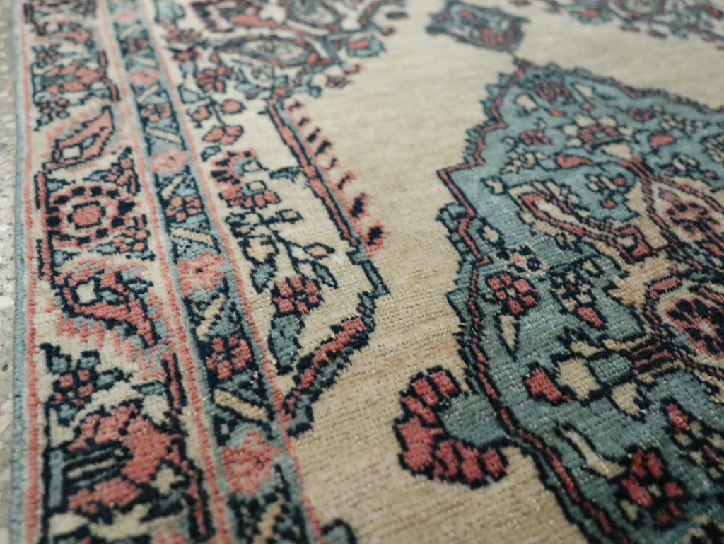 Antique Persian Tabriz Hagi Jalili Throw Rug, No.29482 - Gss