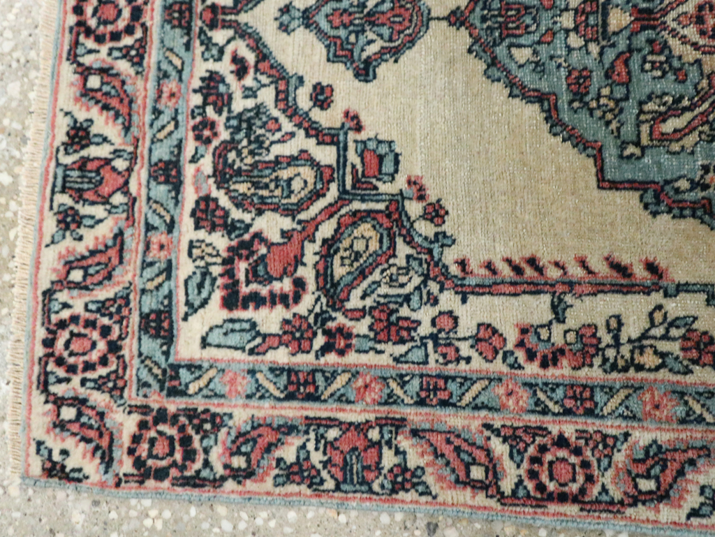 Antique Persian Tabriz Hagi Jalili Throw Rug, No.29482 - Gss