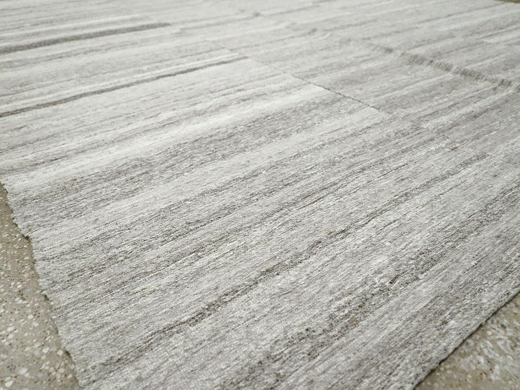 Vintage Turkish Flatweave Kilim Accent Rug, No.29488 - Gss