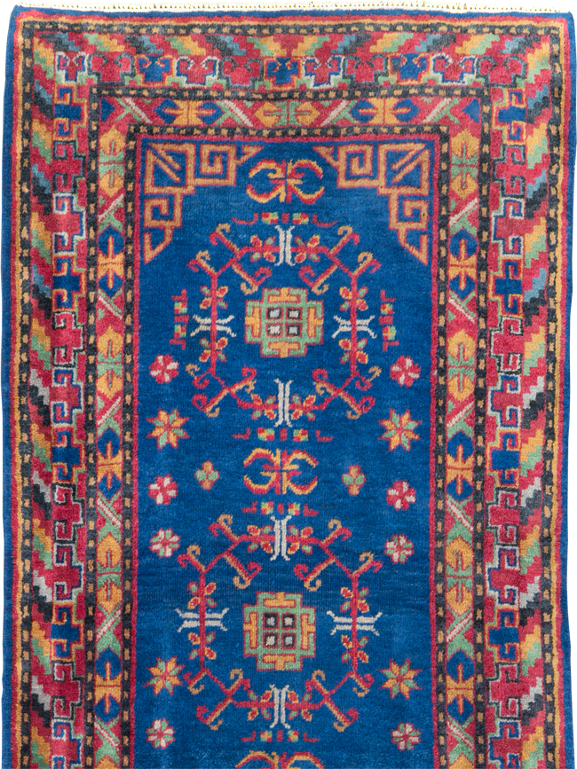 Antique East Turkestan Khotan Runner, No.29489 - Gss