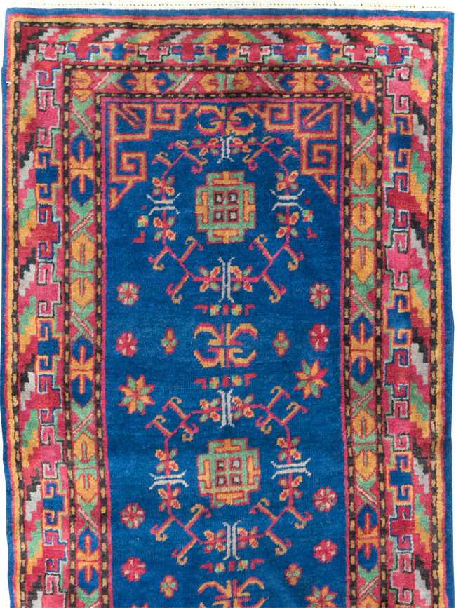 Antique East Turkestan Khotan Runner, No.29489 - Gss