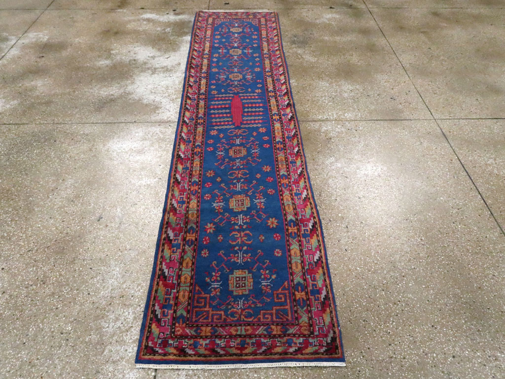 Antique East Turkestan Khotan Runner, No.29489 - Gss