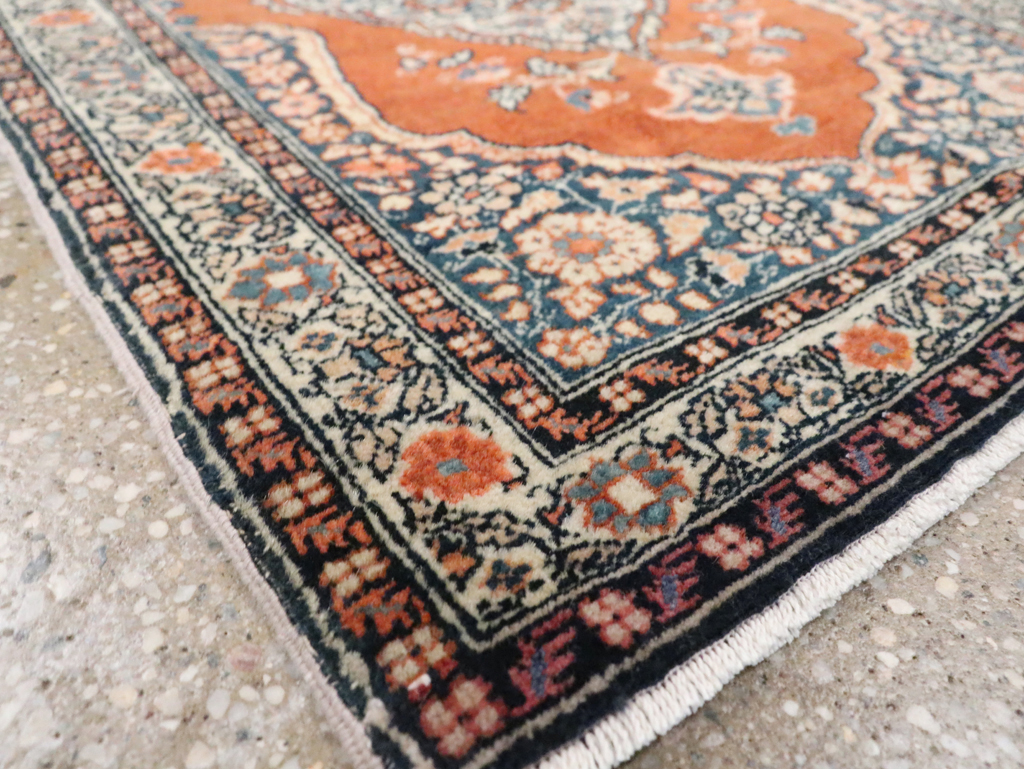 Antique Persian Tabriz Haji Jalili Throw Rug, No.29492 - Gss
