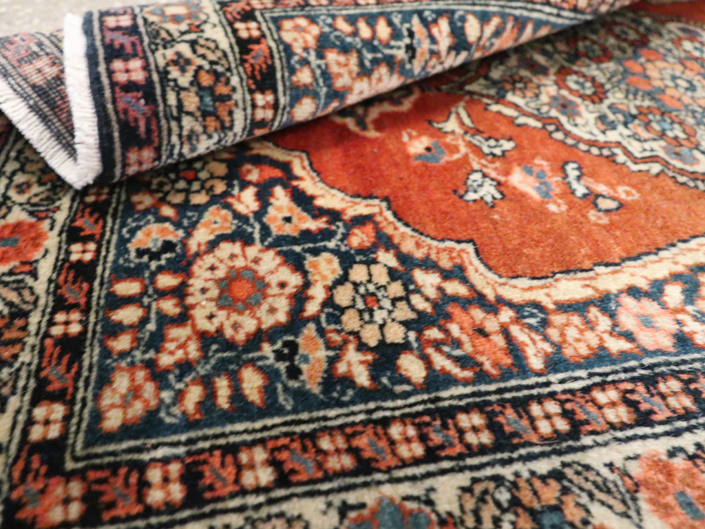 Antique Persian Tabriz Haji Jalili Throw Rug, No.29492 - Gss