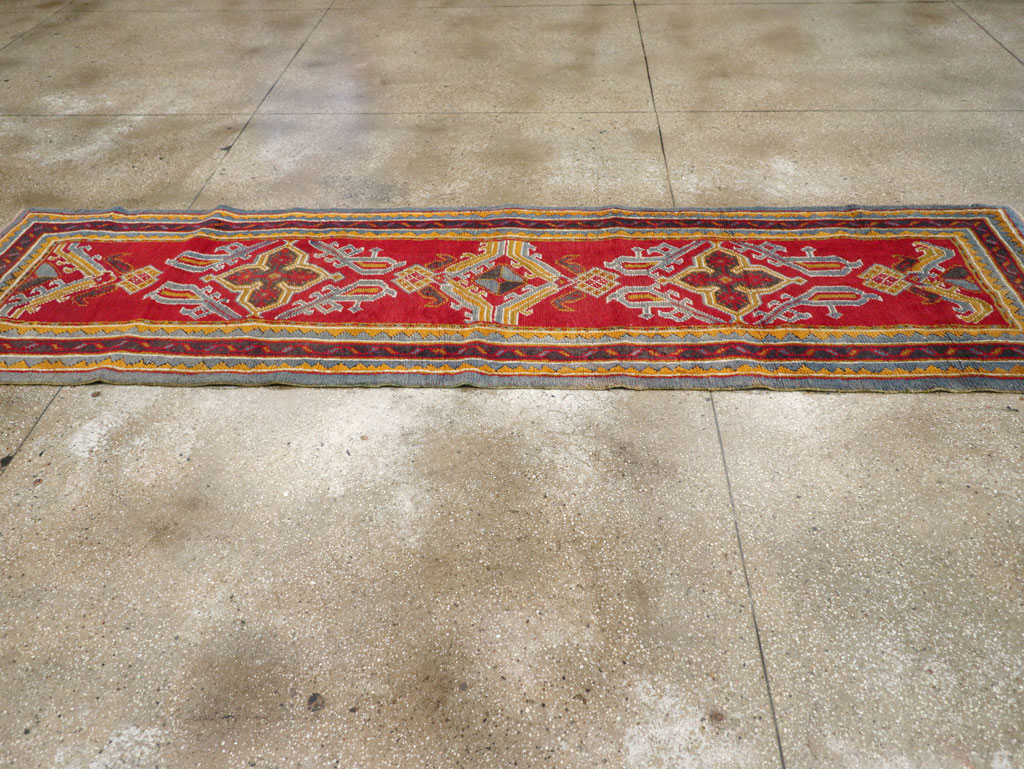 Antique Turkish Oushak Runner, No.29494 - Gss