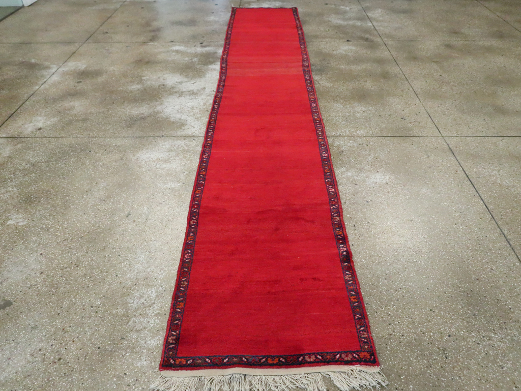 Vintage Persian Mahal Runner, No.29497 - Gss