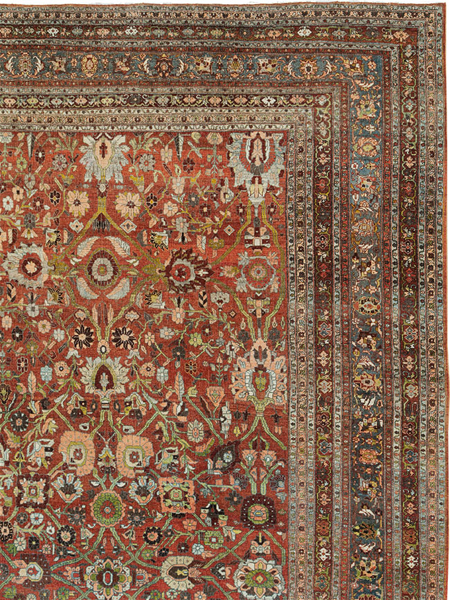 Antique Persian Bidjar Oversize Carpet, No.29500 - Gss