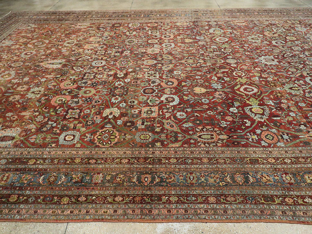 Antique Persian Bidjar Oversize Carpet, No.29500 - Gss