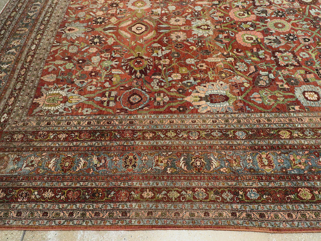 Antique Persian Bidjar Oversize Carpet, No.29500 - Gss