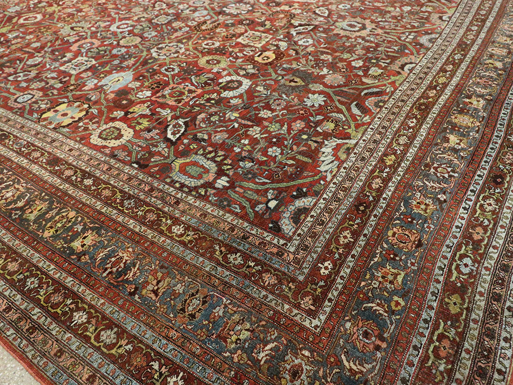 Antique Persian Bidjar Oversize Carpet, No.29500 - Gss