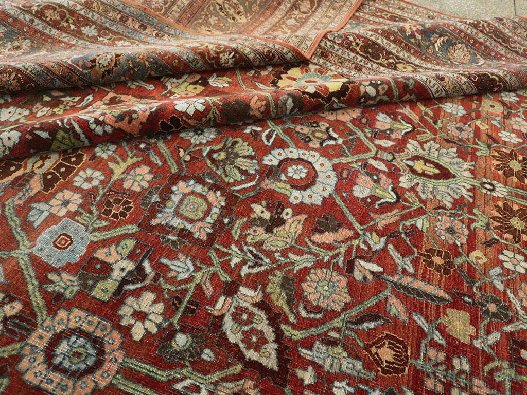 Antique Persian Bidjar Oversize Carpet, No.29500 - Gss