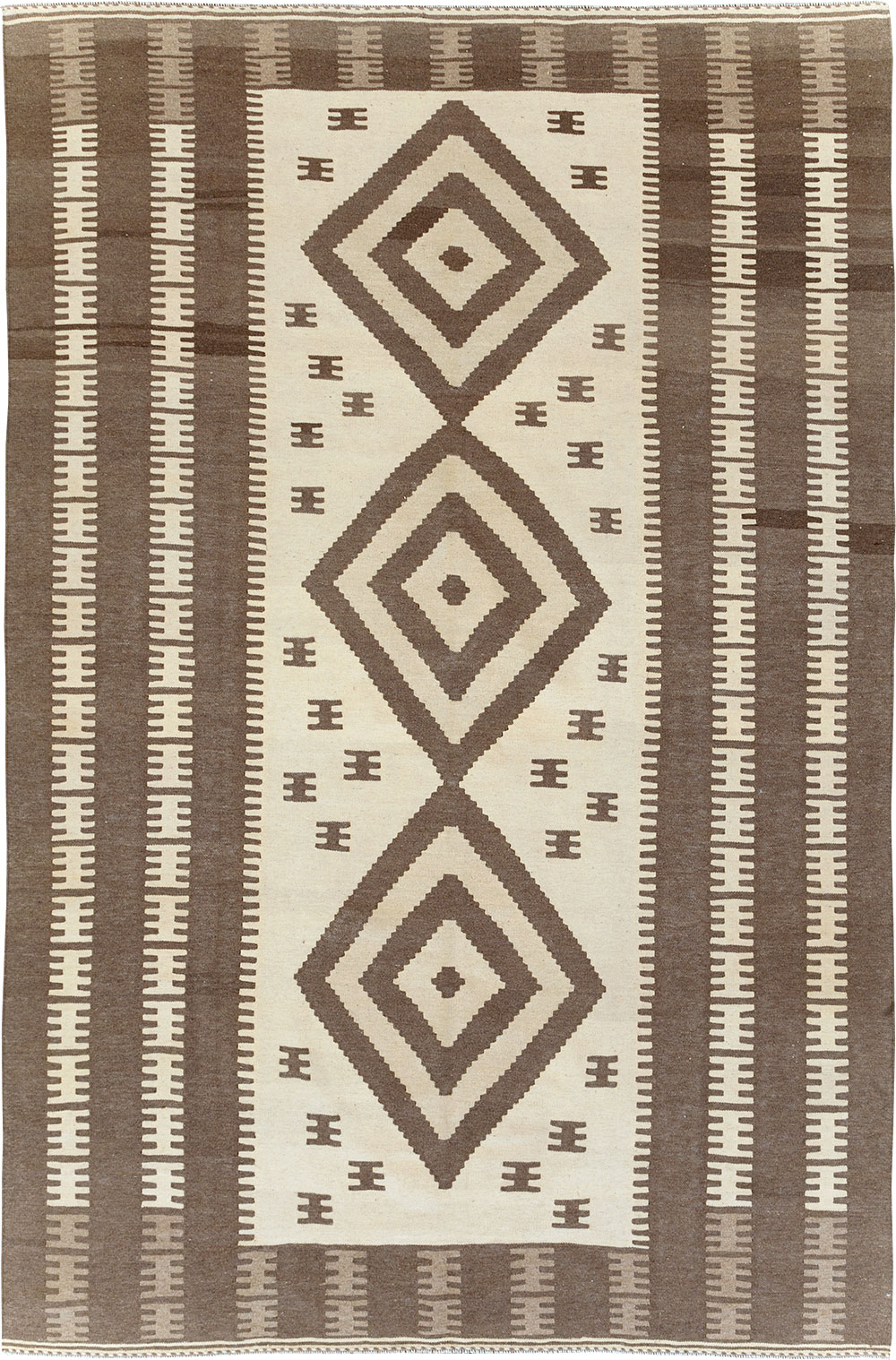 Vintage Persian Flatweave Kilim, No.29501 - Gss