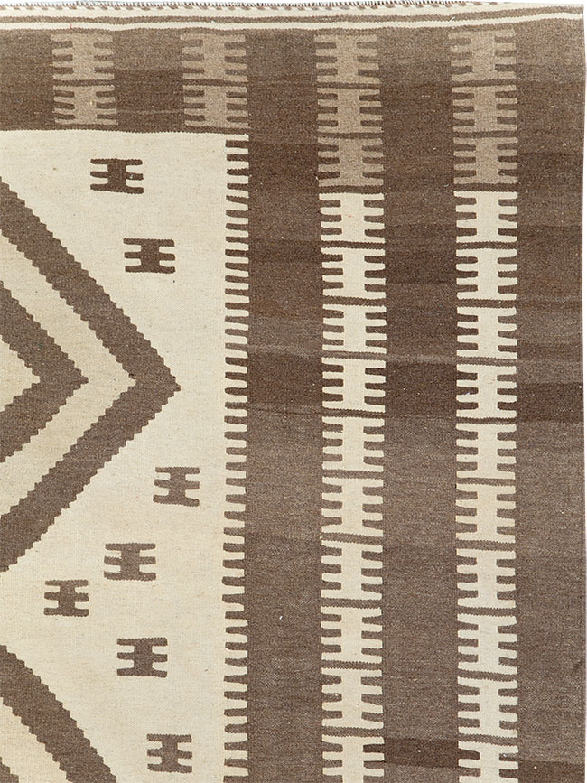 Vintage Persian Flatweave Kilim, No.29501 - Gss
