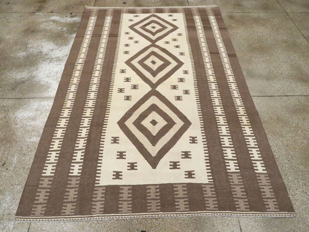 Vintage Persian Flatweave Kilim, No.29501 - Gss