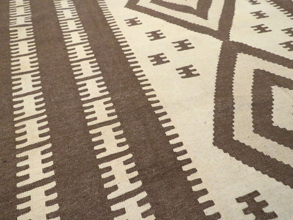 Vintage Persian Flatweave Kilim, No.29501 - Gss